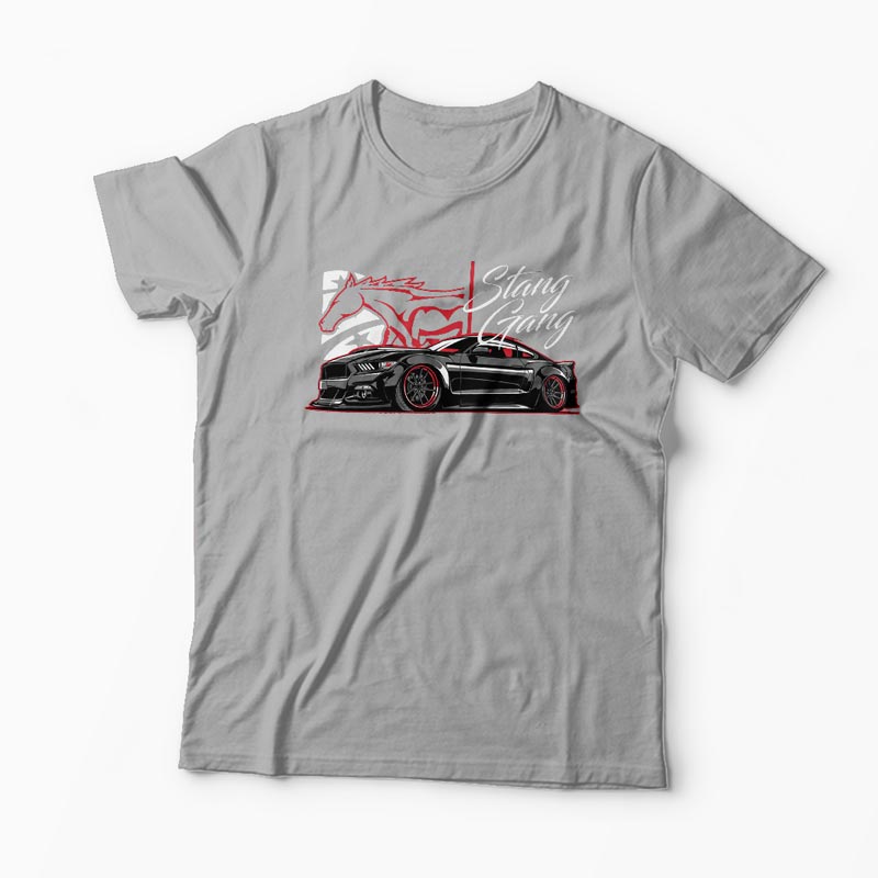 Tricou Ford Mustang Gang - Bărbați-Gri