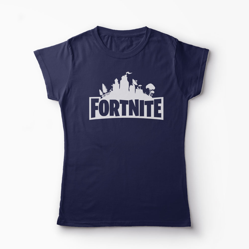 Tricou Fortnite - Femei-Bleumarin