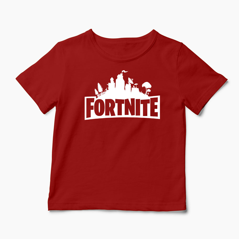 Tricou Fortnite - Copii-Roșu