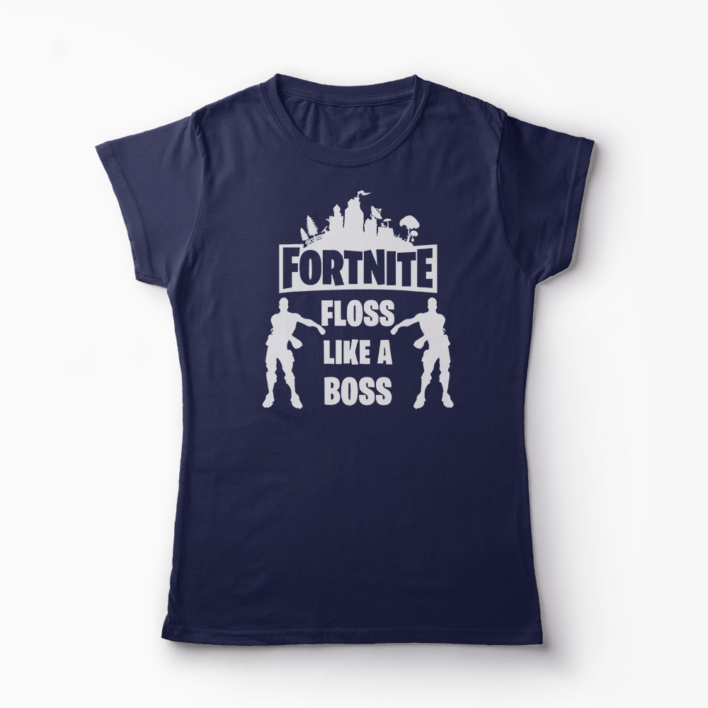 Tricou Fortnite Floss Like A Boss - Femei-Bleumarin