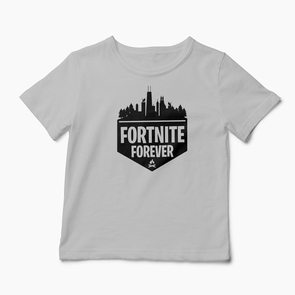 Tricou Fortnite Forever - Copii-Gri