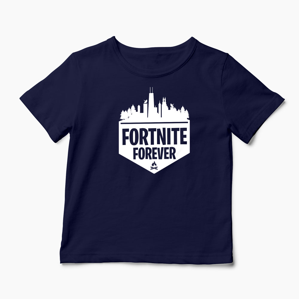 Tricou Fortnite Forever - Copii-Bleumarin