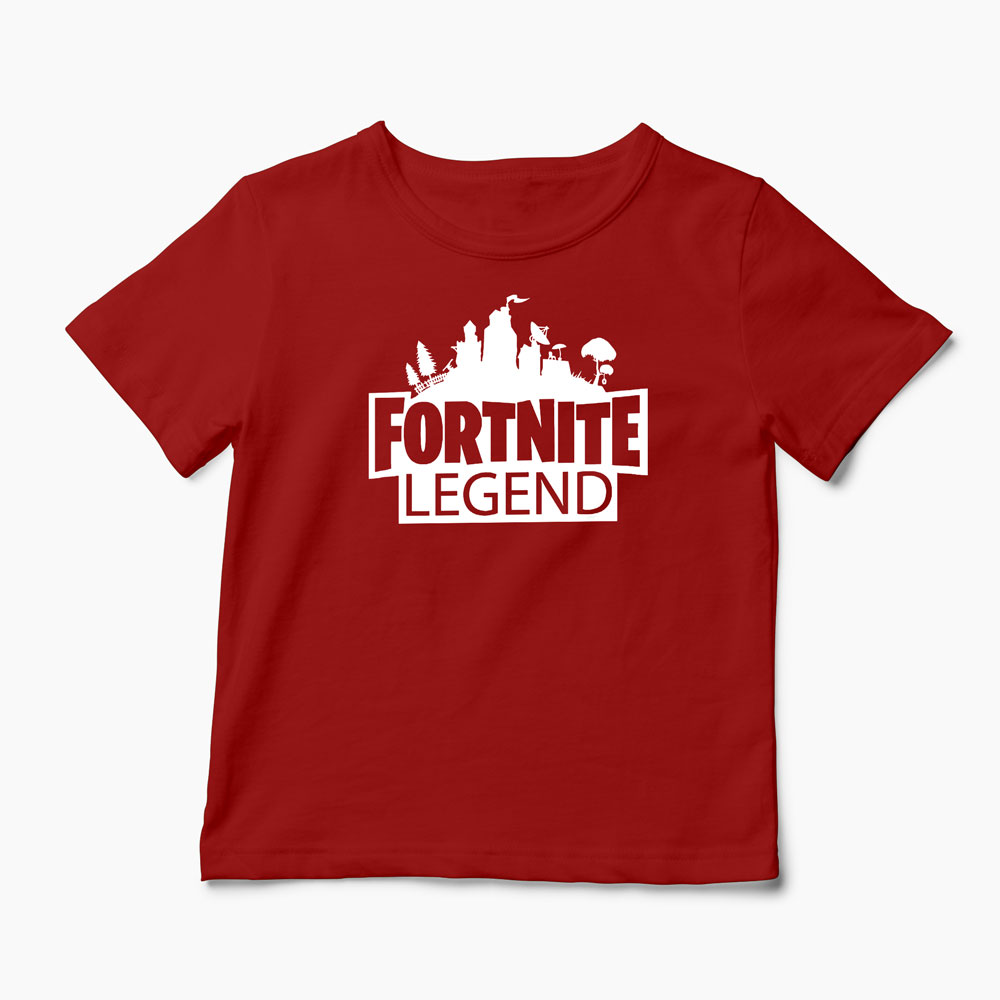 Tricou Fortnite Legend - Copii-Roșu