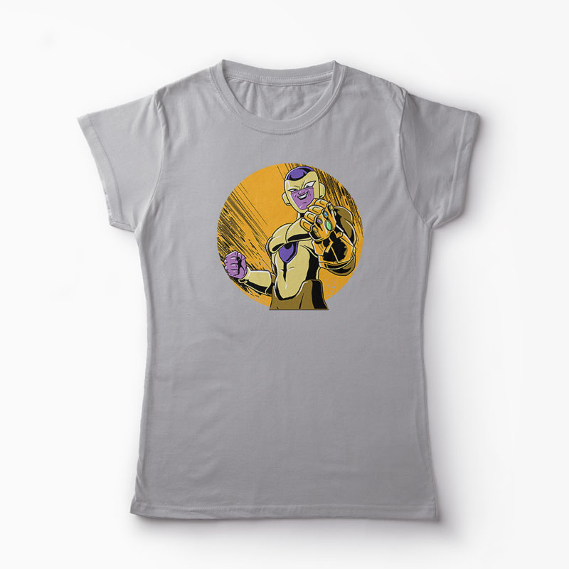 Tricou Frieza Gauntlet - Femei-Gri