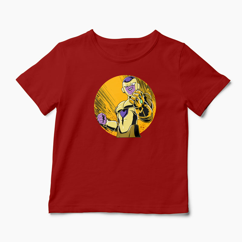 Tricou Frieza Gauntlet - Copii-Roșu