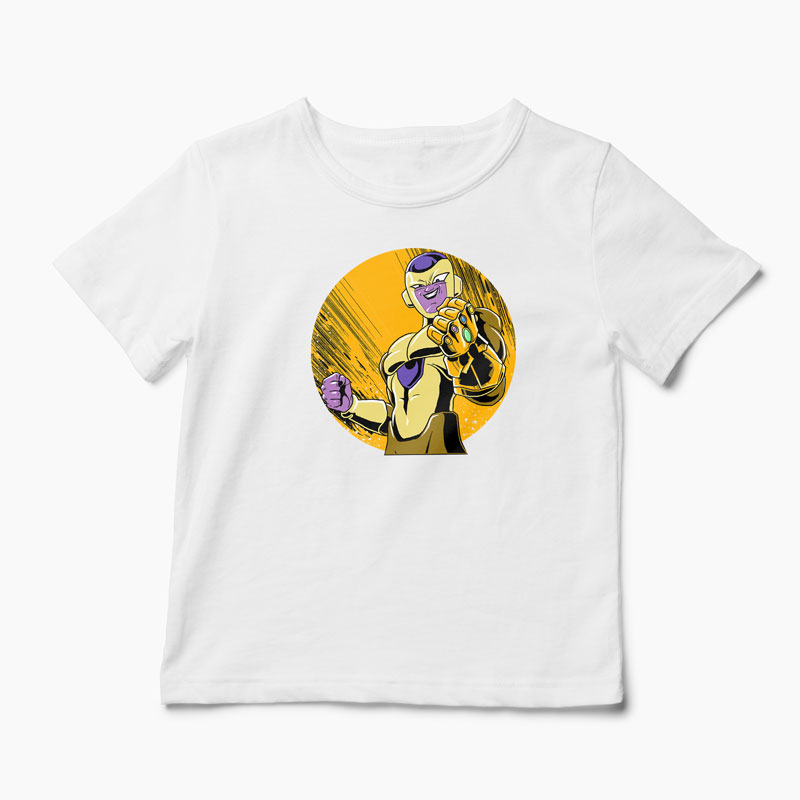 Tricou Frieza Gauntlet - Copii-Alb