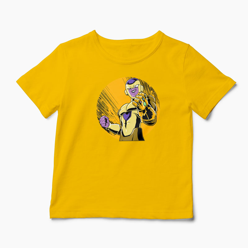 Tricou Frieza Gauntlet - Copii-Galben