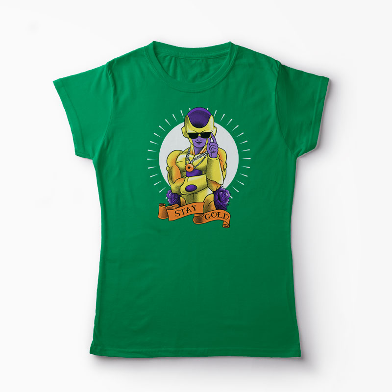 Tricou Frieza Gold - Femei-Verde