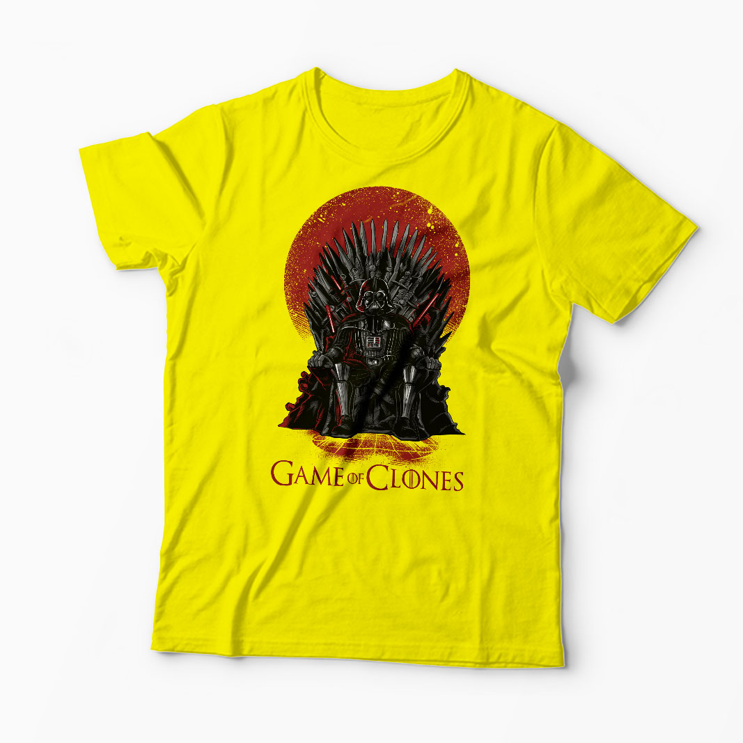 Tricou Game of Clones - Bărbați-Galben