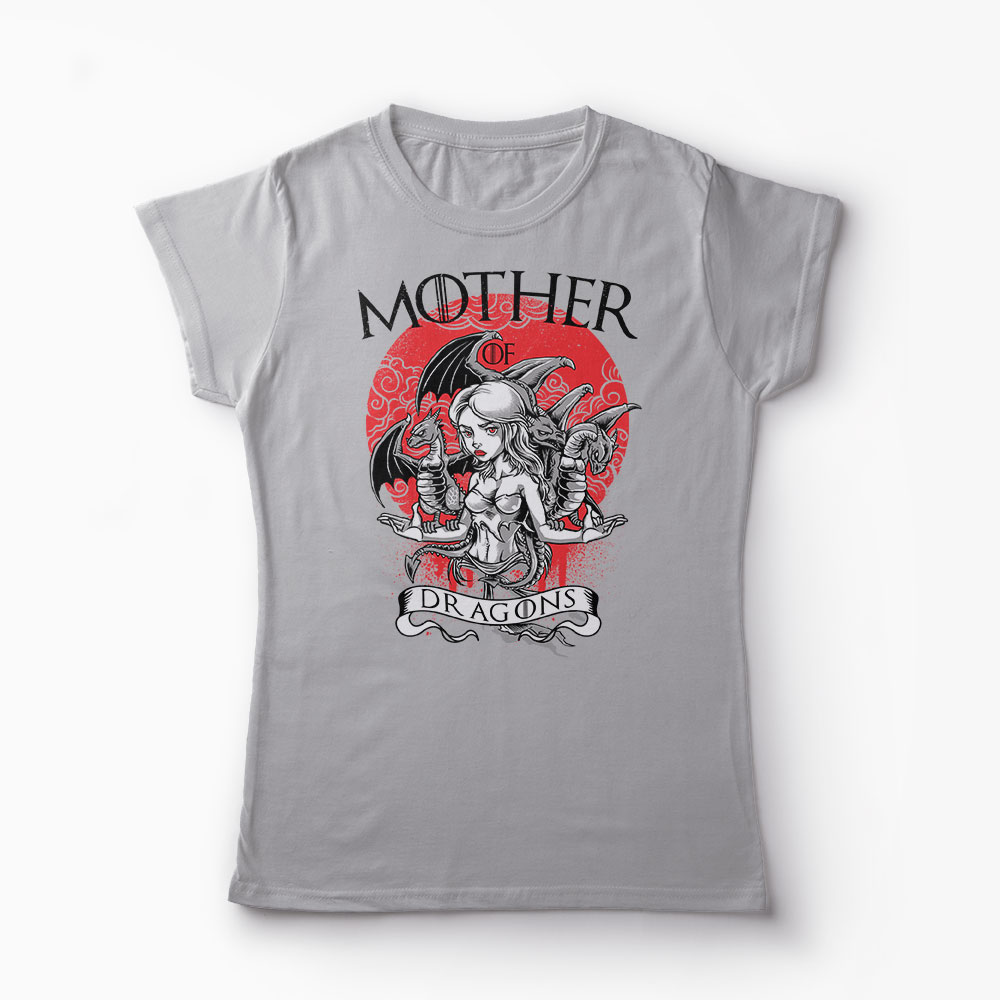 Tricou Game of Thrones - Mother of Dragons - Femei-Gri