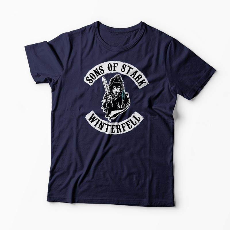 Tricou Game of Thrones - Sons of Stark Winterfell - Bărbați-Bleumarin