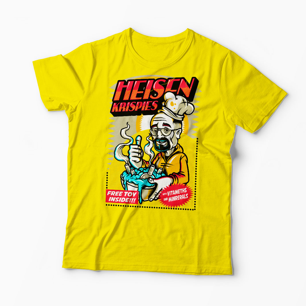 Tricou Heisen Krispies - Breaking Bad - Bărbați-Galben