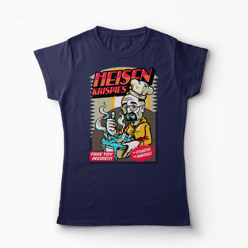 Tricou Heisen Krispies - Breaking Bad - Femei-Bleumarin