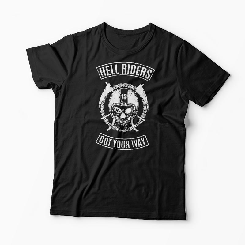 Tricou Hell Riders Got Your Way - Bărbați-Negru