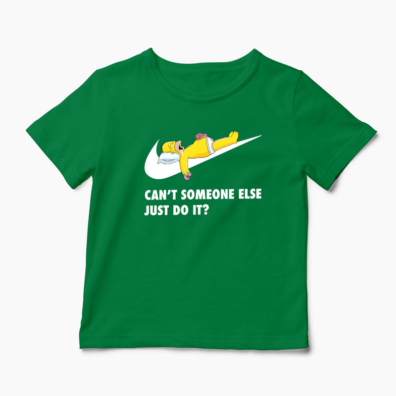 Tricou Homer - Can't Someone Else Just Do It - Copii-Verde