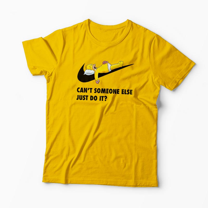 Tricou Homer - Can't Someone Else Just Do It - Bărbați-Galben