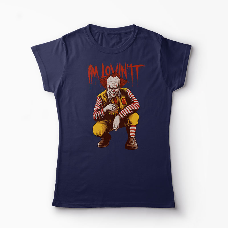 Tricou I'm Lovin' IT - Femei-Bleumarin