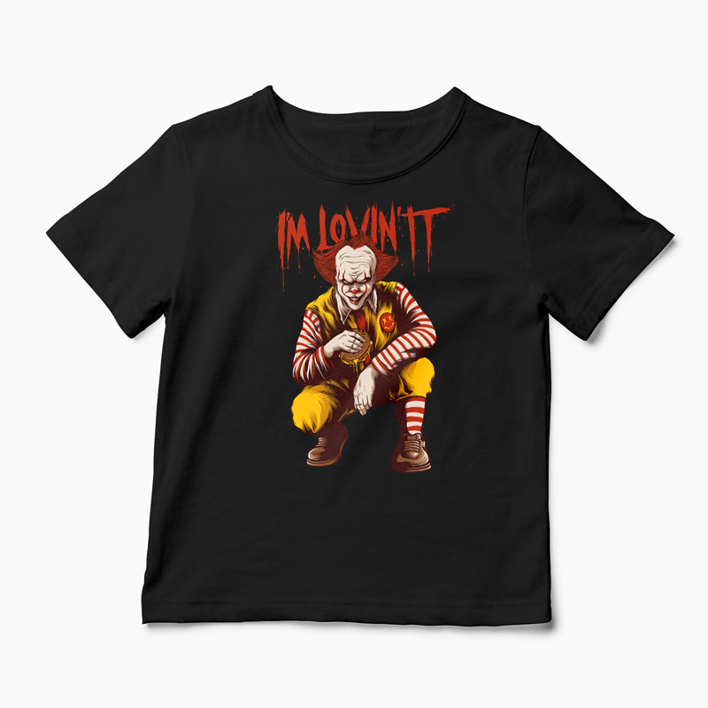 Tricou I'm Lovin' IT - Copii-Negru