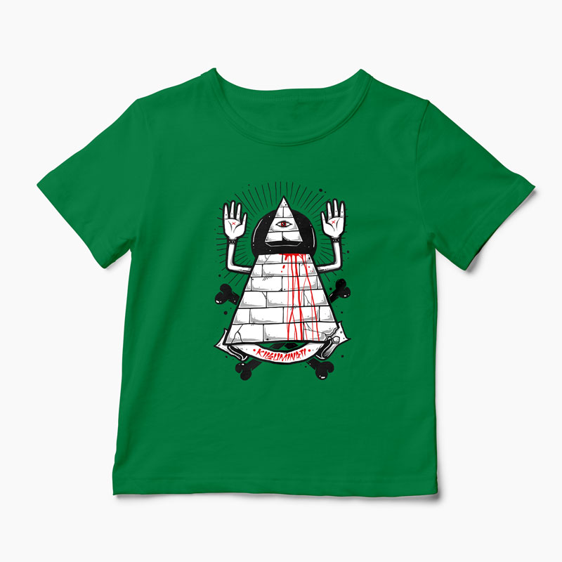 Tricou Killuminati - Copii-Verde