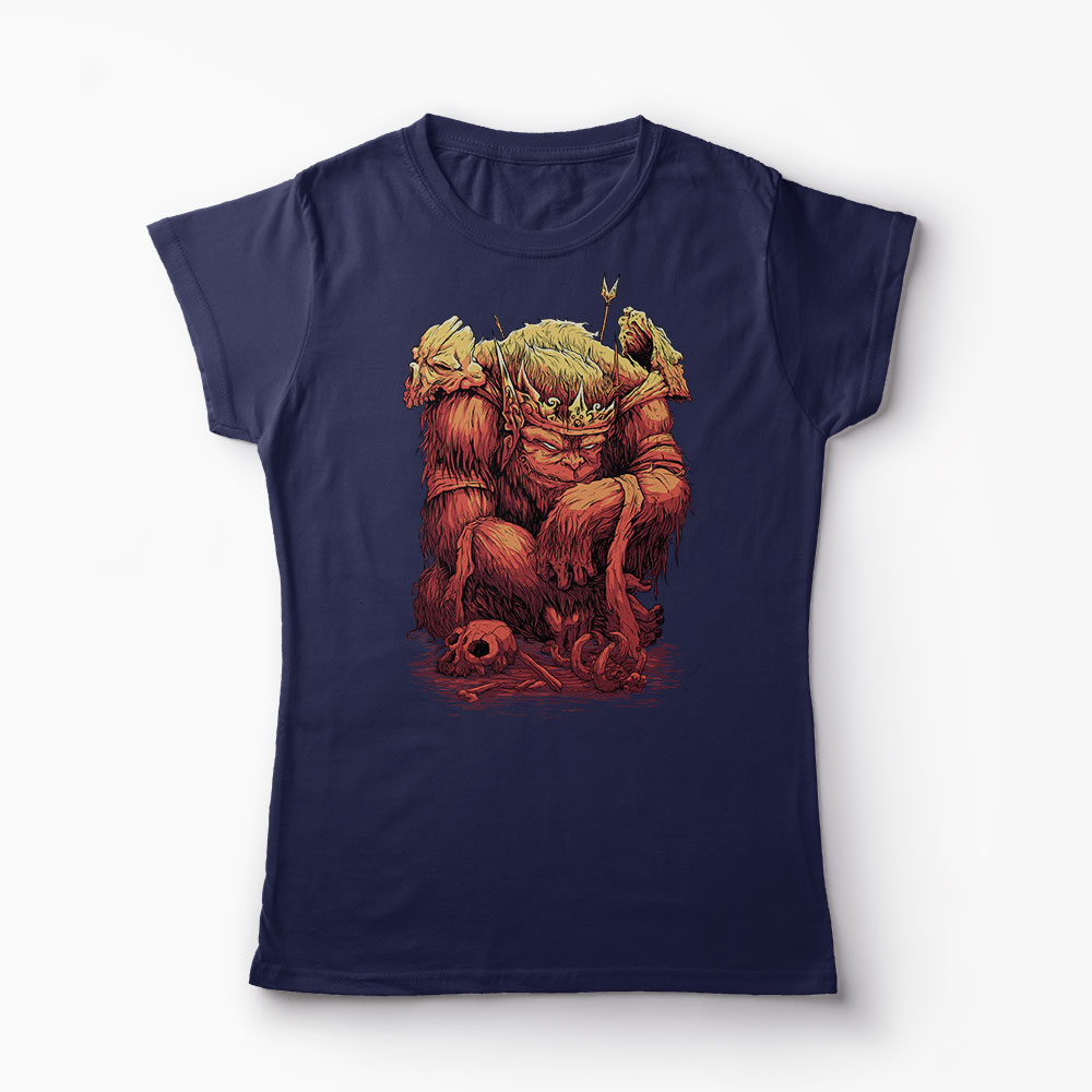 Tricou King Ape - Femei-Bleumarin