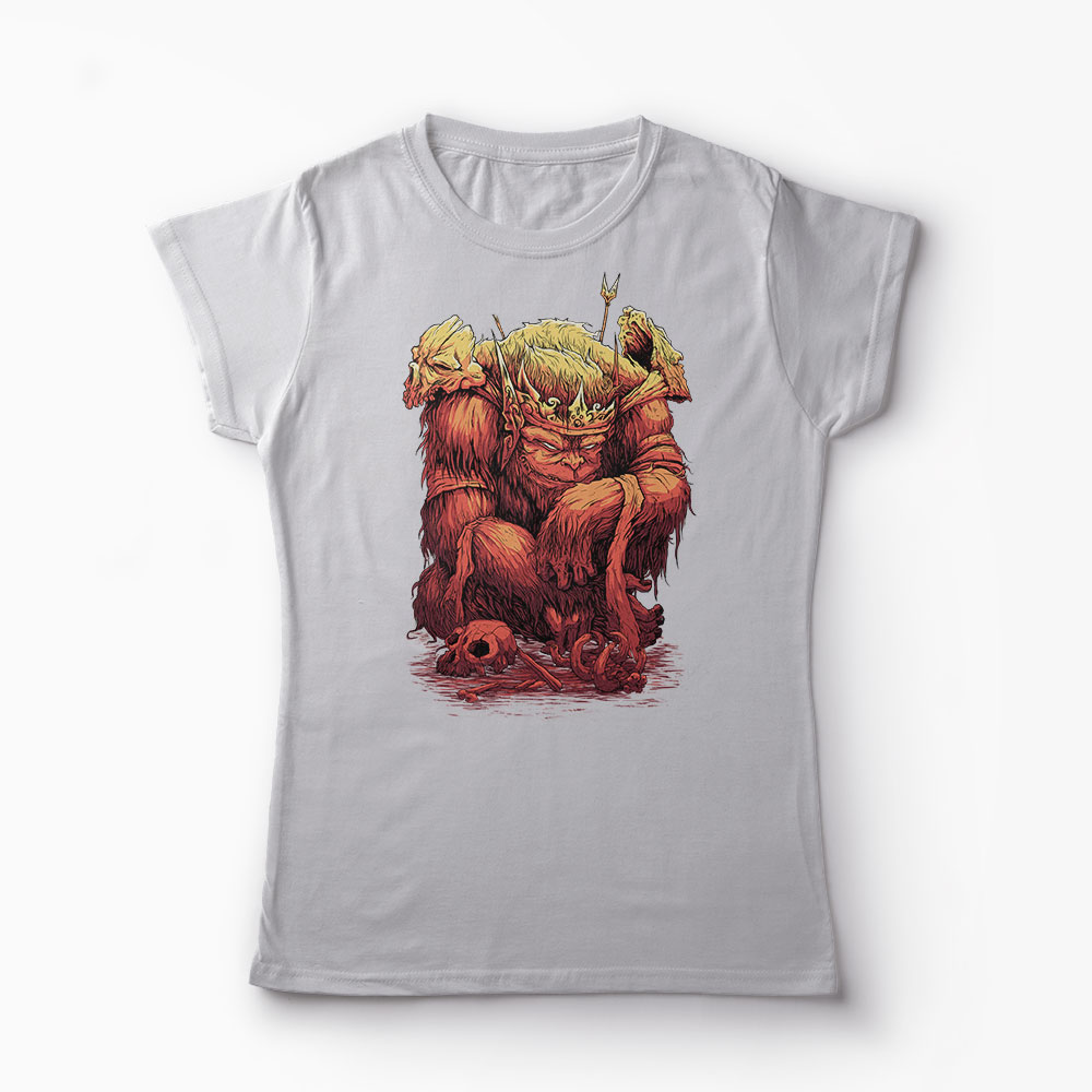 Tricou King Ape - Femei-Gri