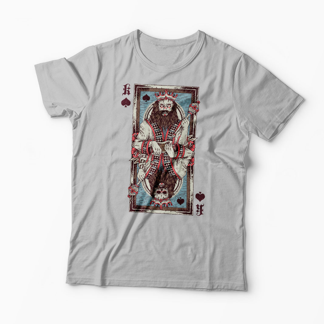 Tricou King Of Spades Card - Bărbați-Gri