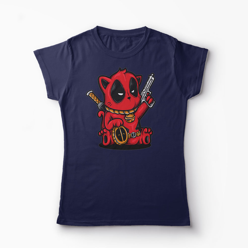 Tricou KittyPool - Femei-Bleumarin