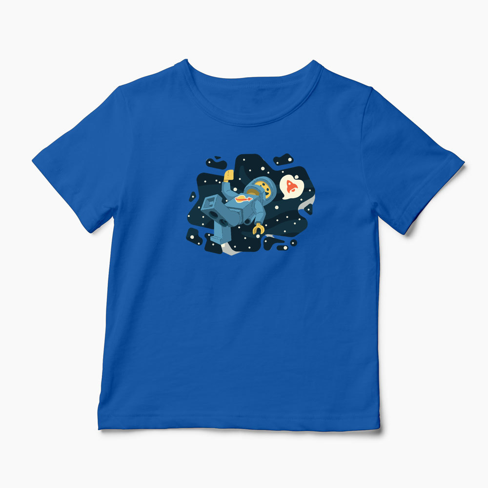 Tricou Lego Astronaut Spațiu - Copii-Albastru Regal