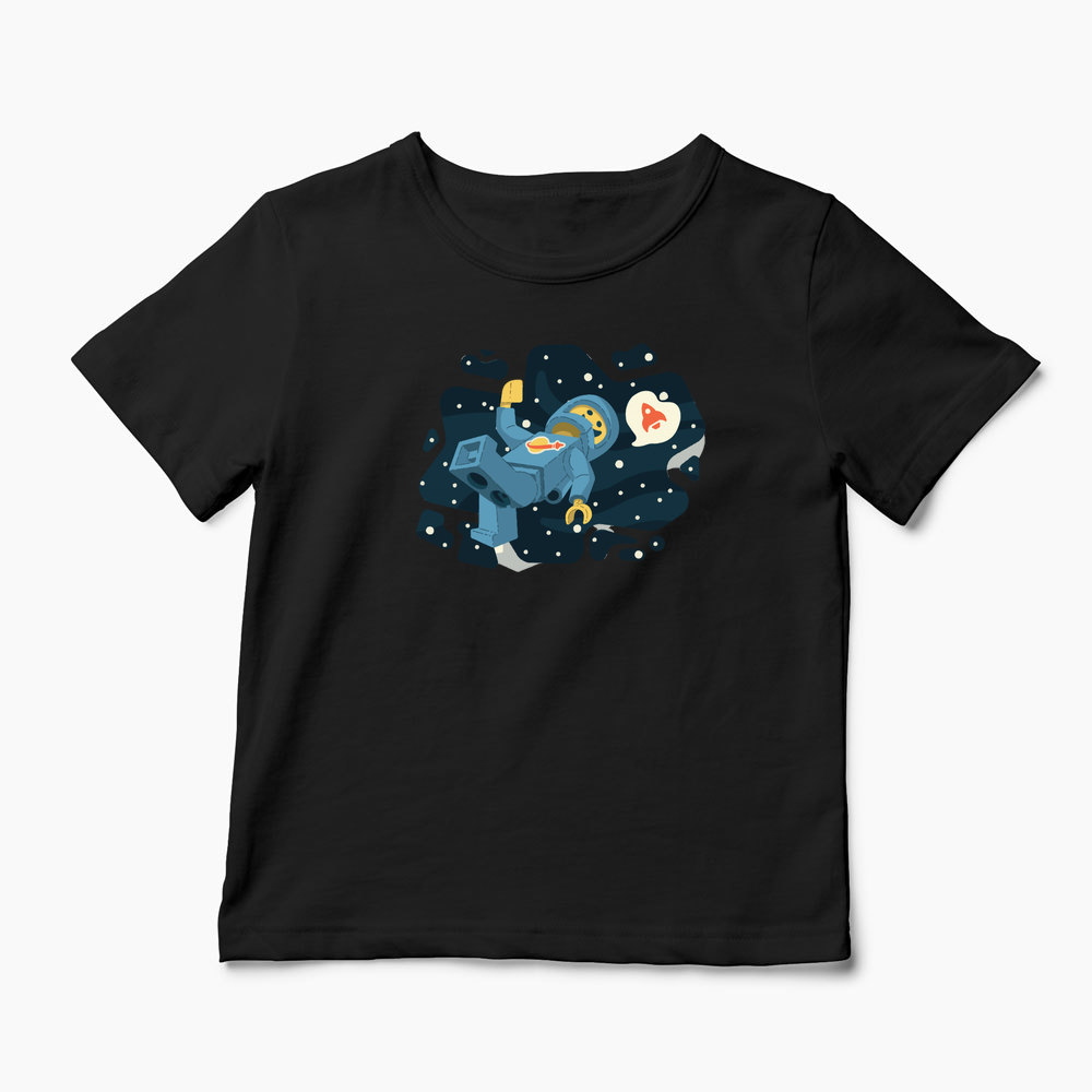 Tricou Lego Astronaut Spațiu - Copii-Negru