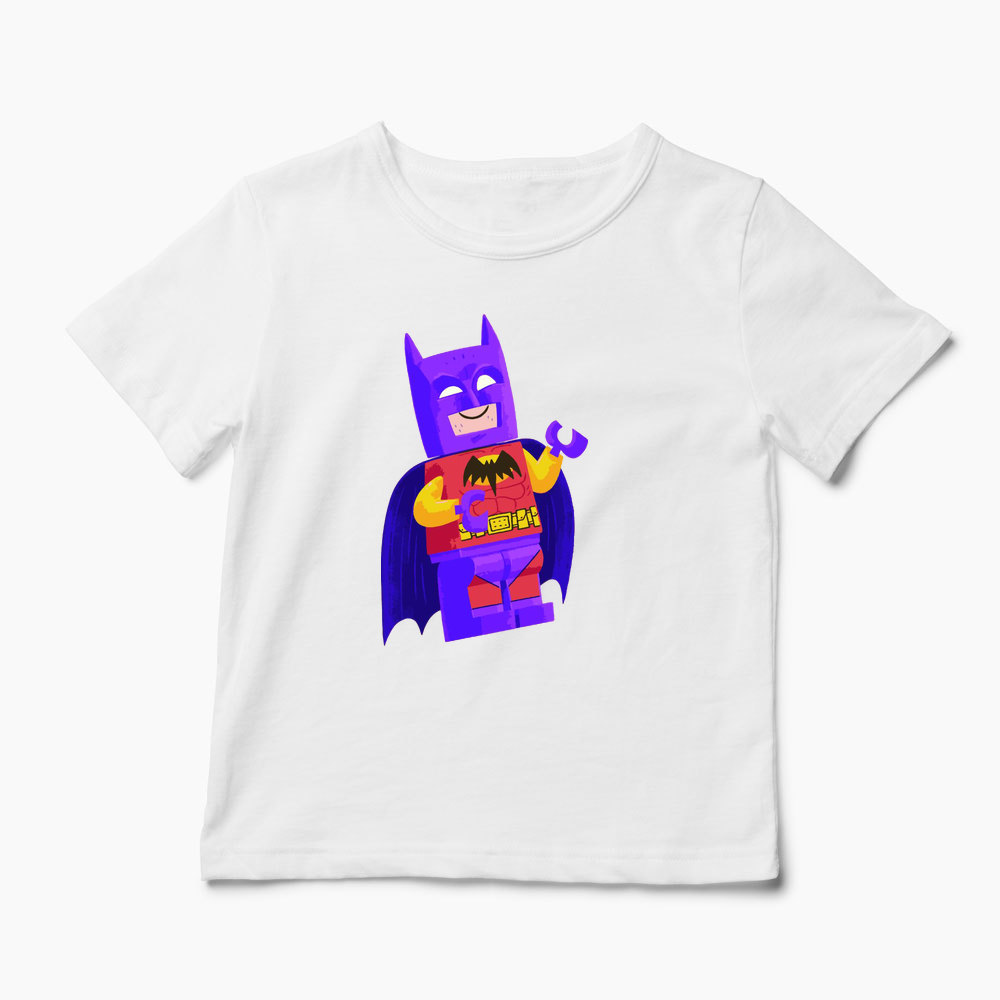 Tricou Lego Betman - Copii-Alb