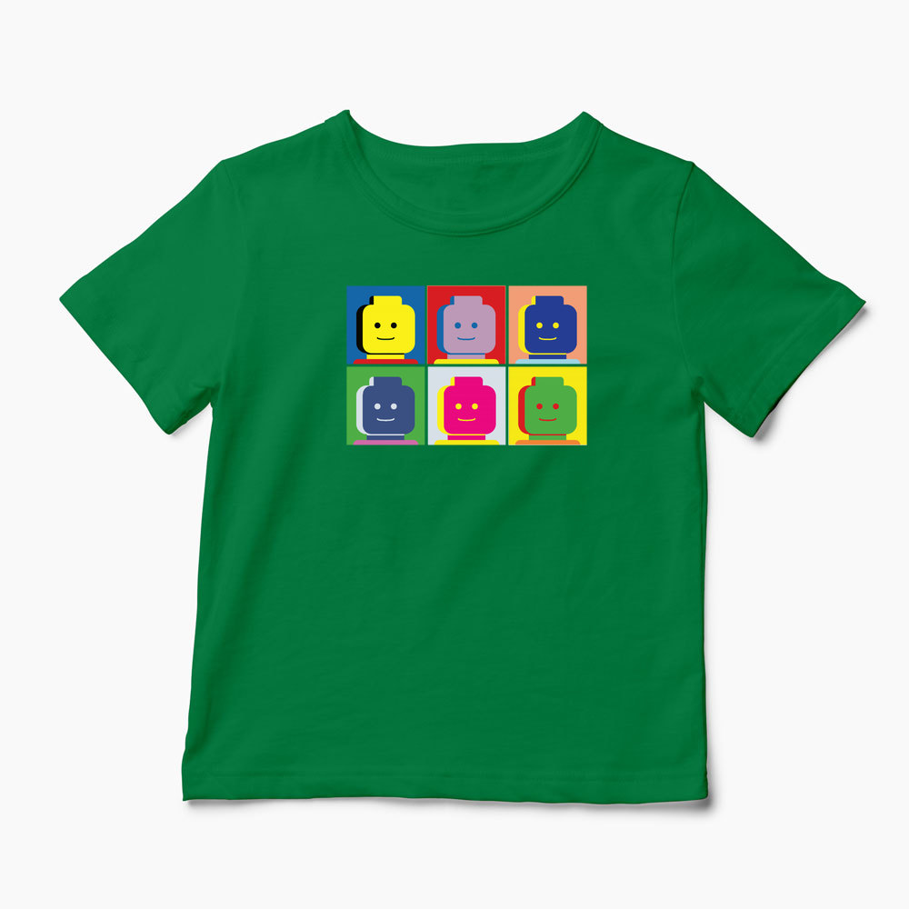 Tricou Lego Portret - Copii-Verde