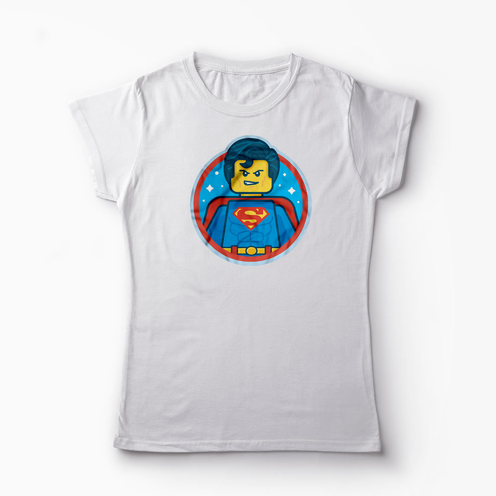 Tricou Lego Superman - Femei-Alb