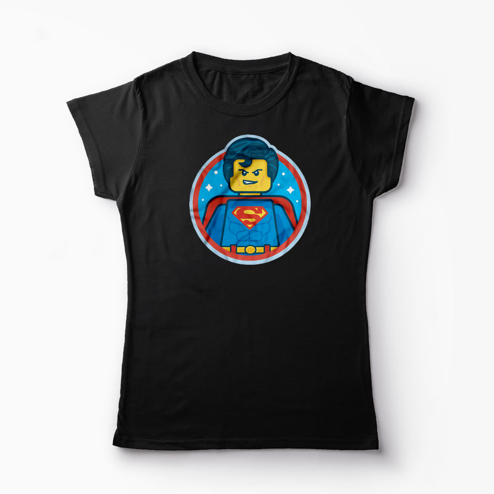 Tricou Lego Superman - Femei-Negru