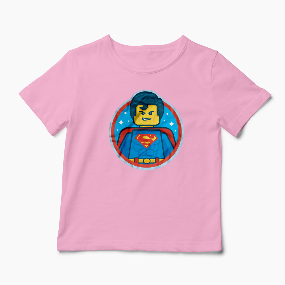 Tricou Lego Superman - Copii-Roz