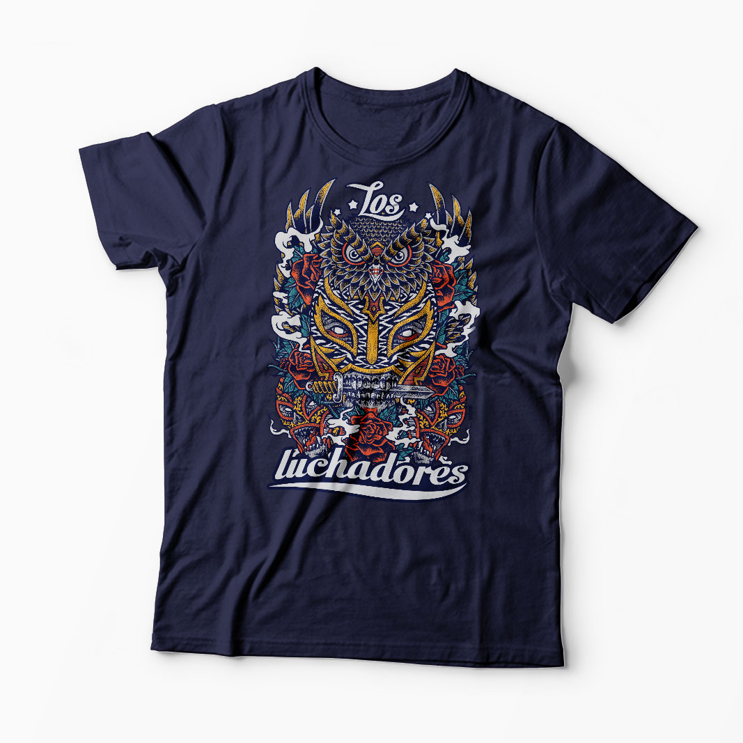 Tricou Los Luchadores - Luptatorii - Bărbați-Bleumarin