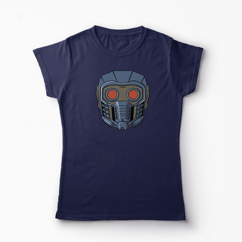 Tricou Mască Star Lord - Femei-Bleumarin