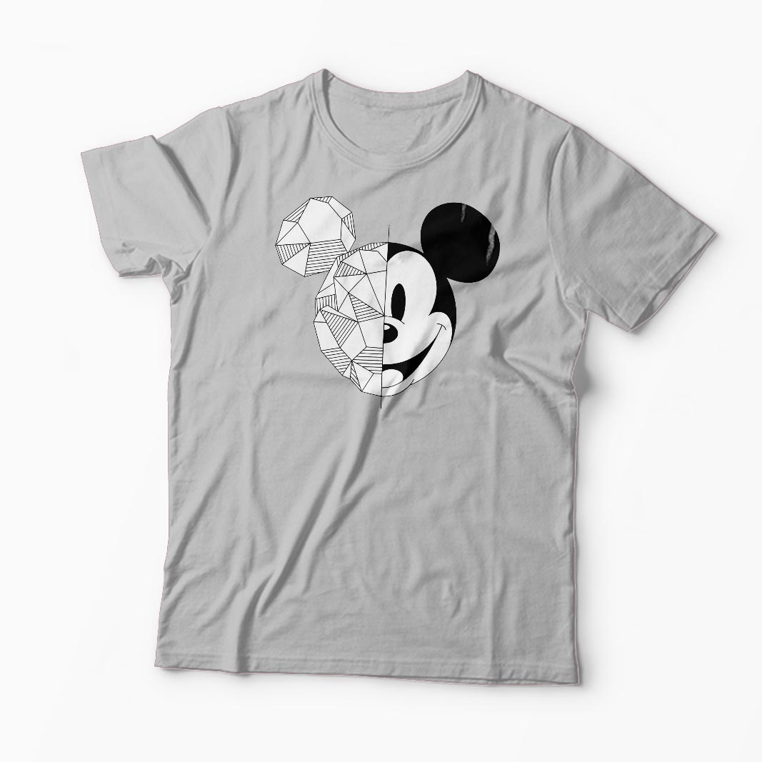 Tricou Mickey Mouse Head - Bărbați-Gri