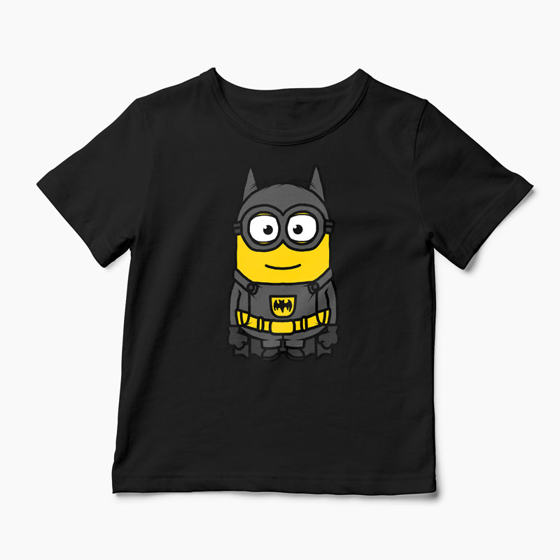 Tricou Minion Batman - Copii-Negru