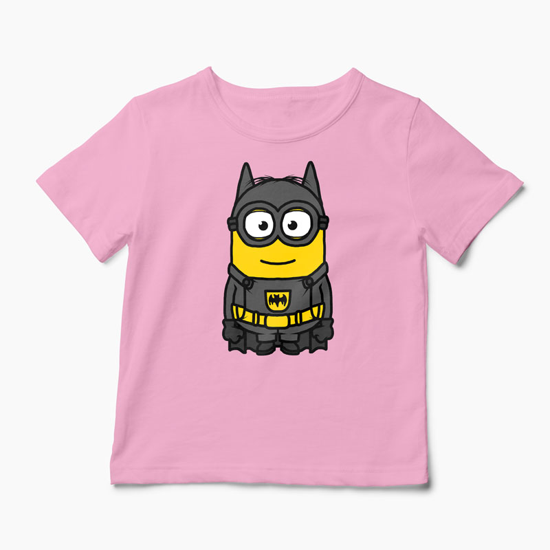 Tricou Minion Batman - Copii-Roz