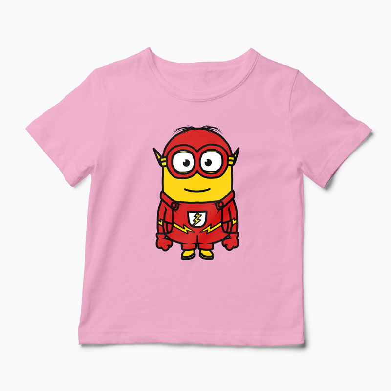 Tricou Minion The Flash - Copii-Roz