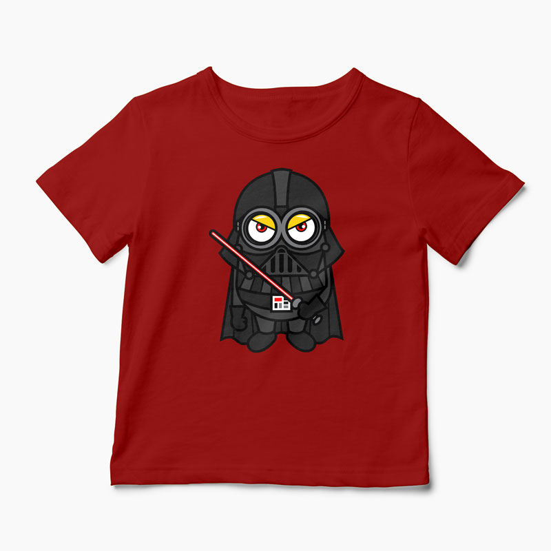 Tricou Minion Vader - Copii-Roșu