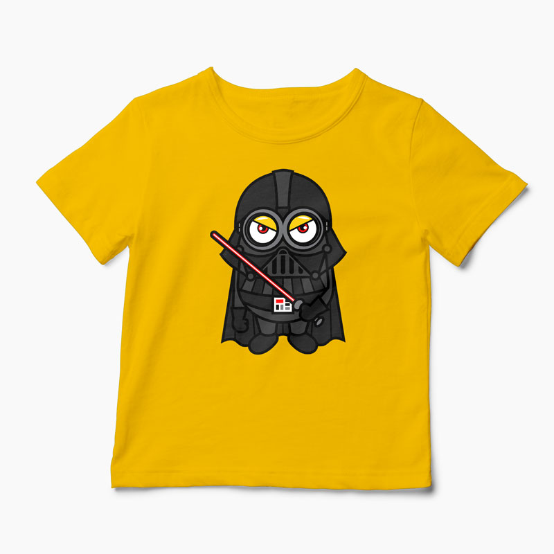 Tricou Minion Vader - Copii-Galben