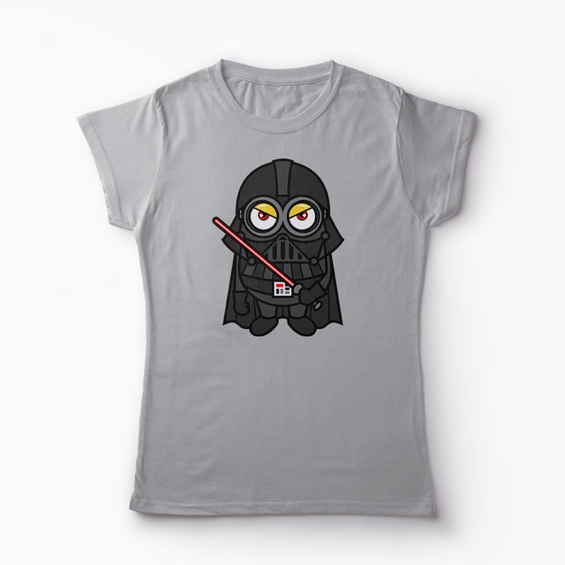 Tricou Minion Vader - Femei-Gri