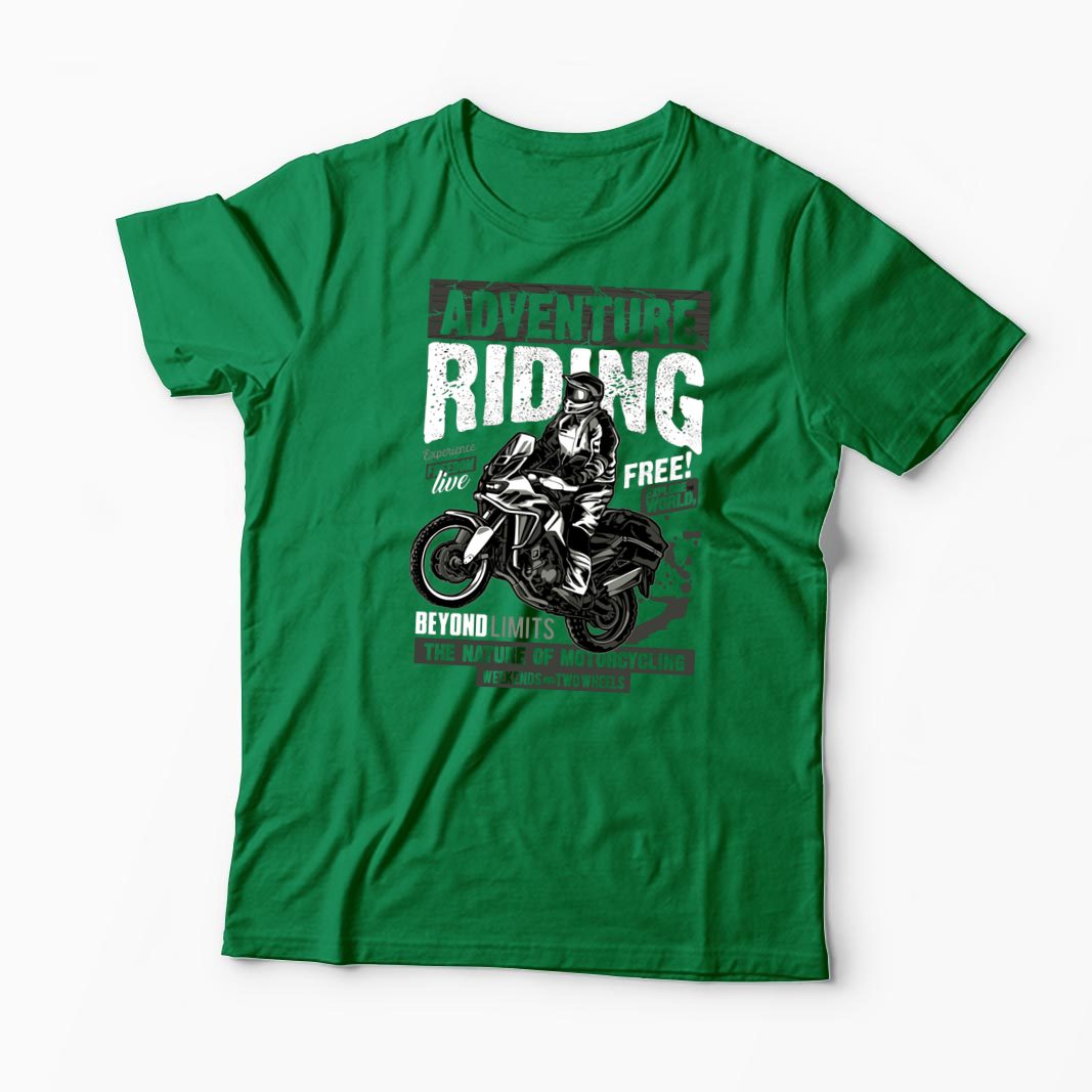 Tricou Motociclist Adventure Riding - Bărbați-Verde