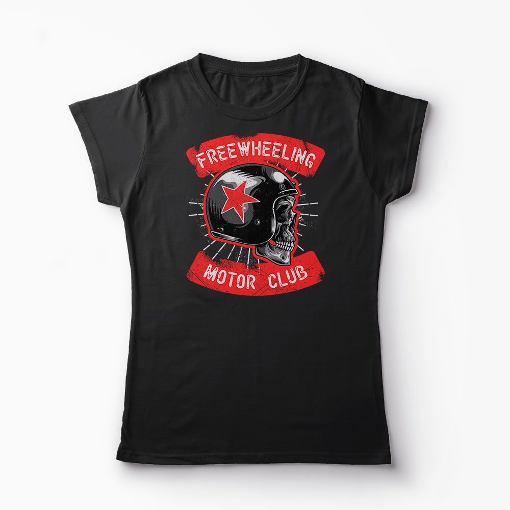 Tricou Motor Club - Femei-Negru