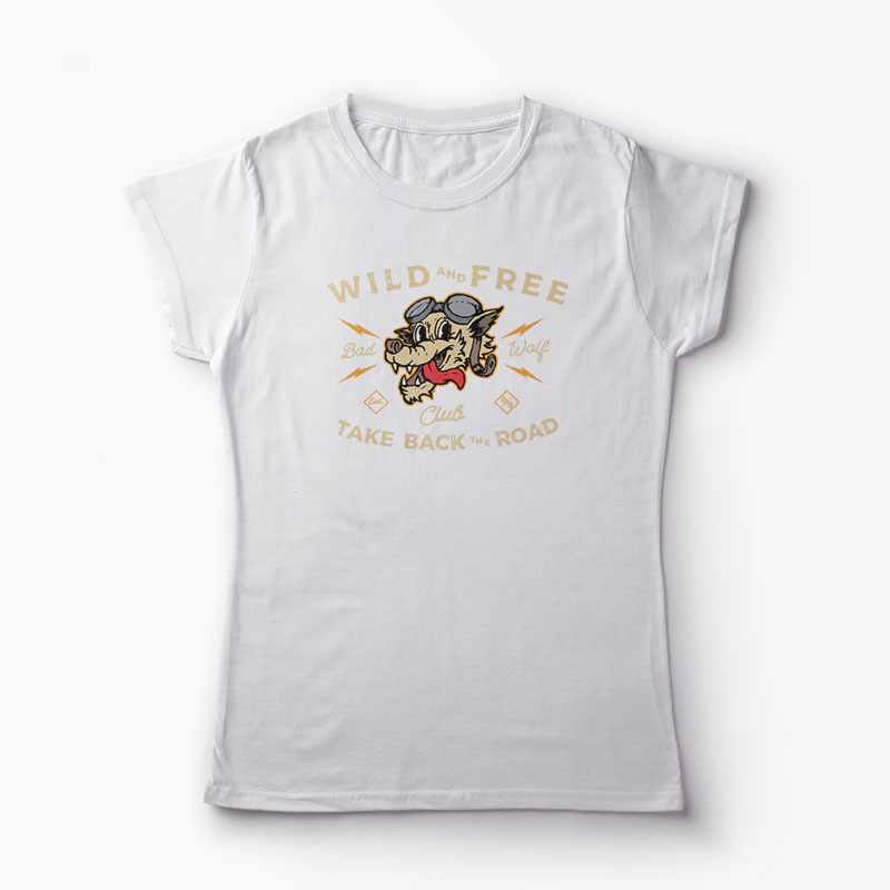 Tricou Motorhead Bad Wolf - Femei-Alb