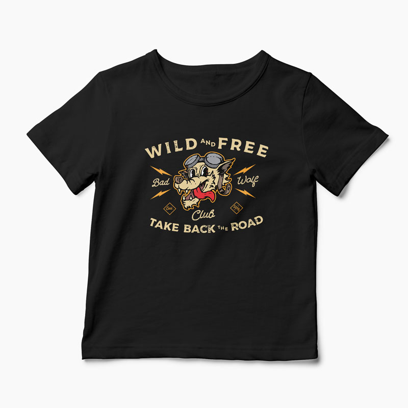 Tricou Motorhead Bad Wolf - Copii-Negru