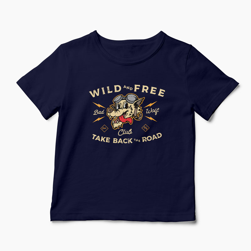 Tricou Motorhead Bad Wolf - Copii-Bleumarin