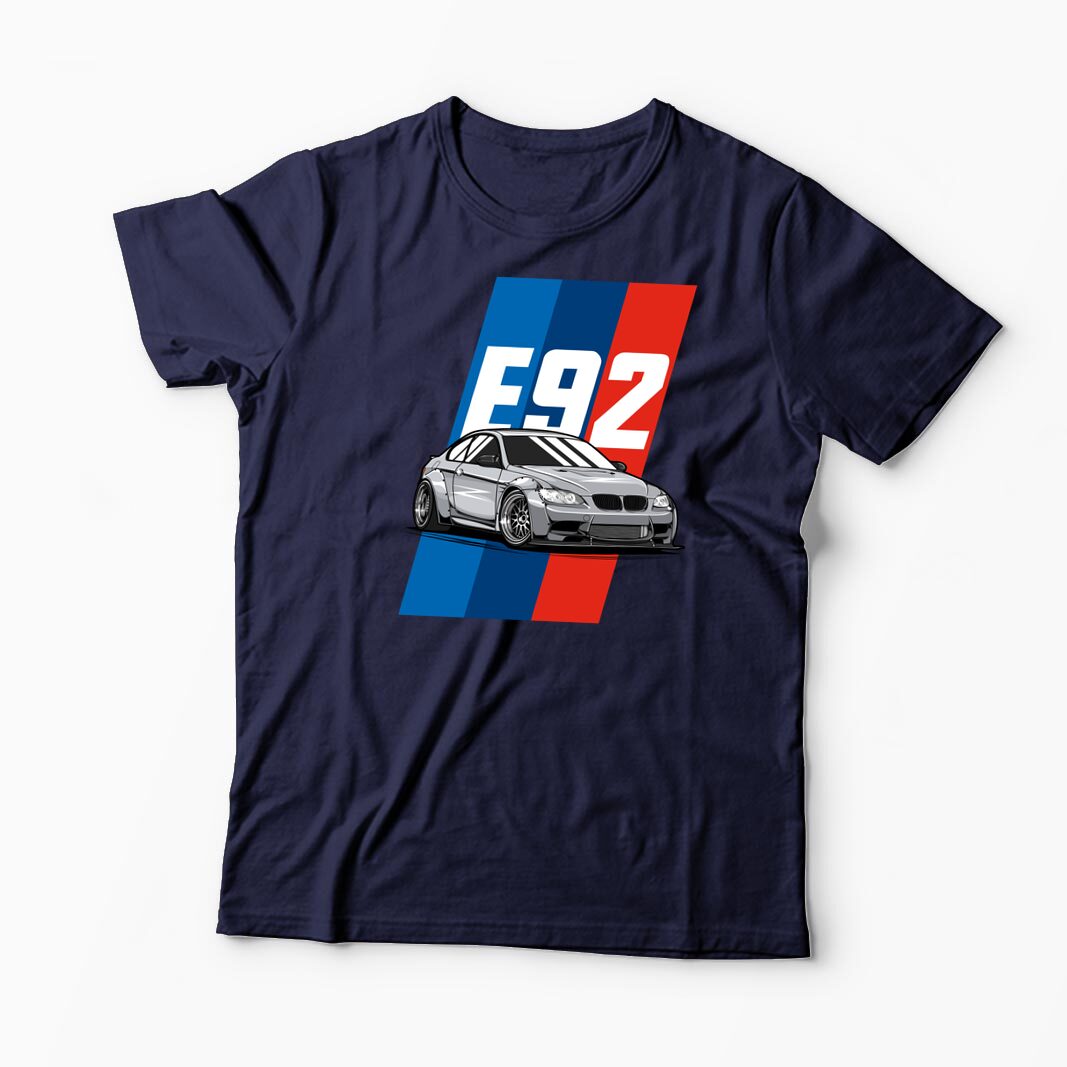 Tricou Personalizat BMW E 92 - Bărbați-Bleumarin