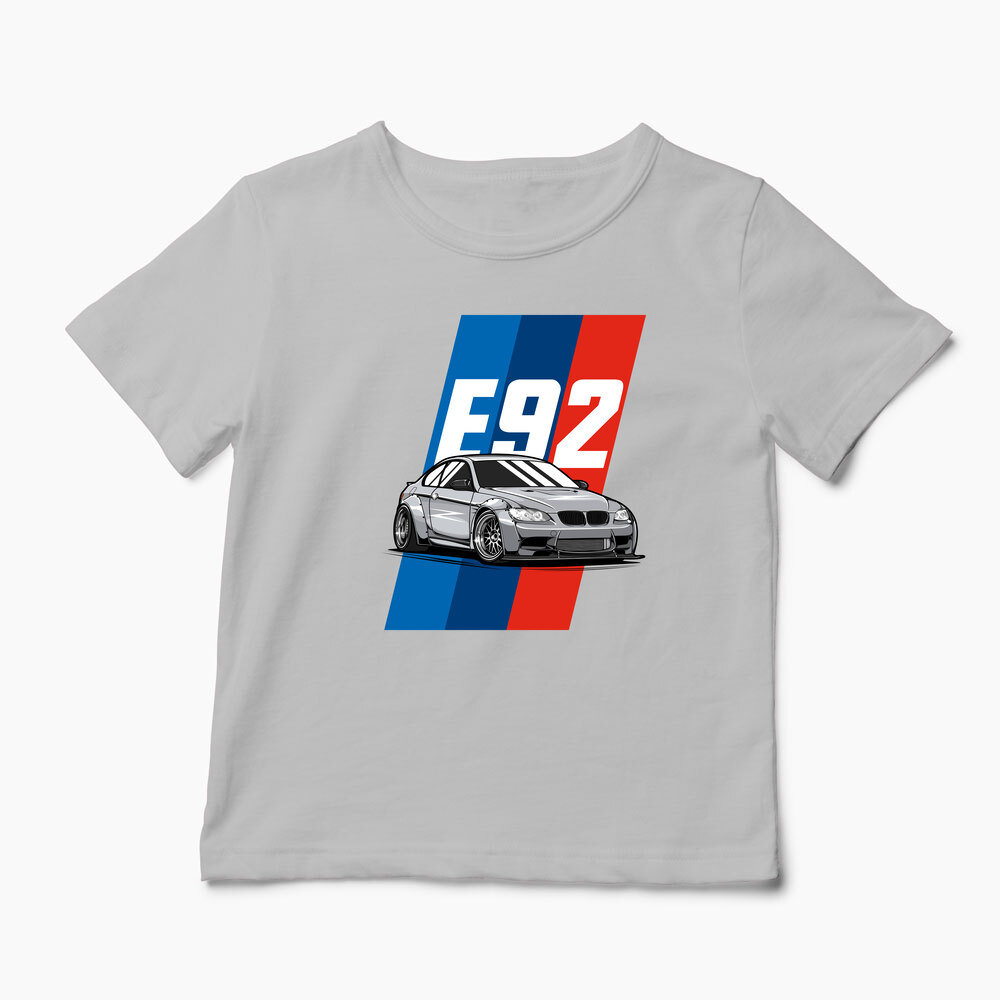 Tricou Personalizat BMW E 92 - Copii-Gri